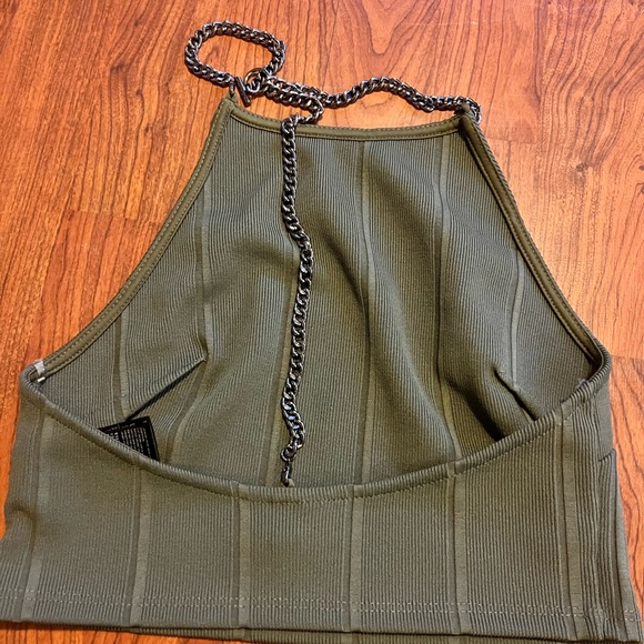 Topshop cut out back crop top - Picture 2 of 2